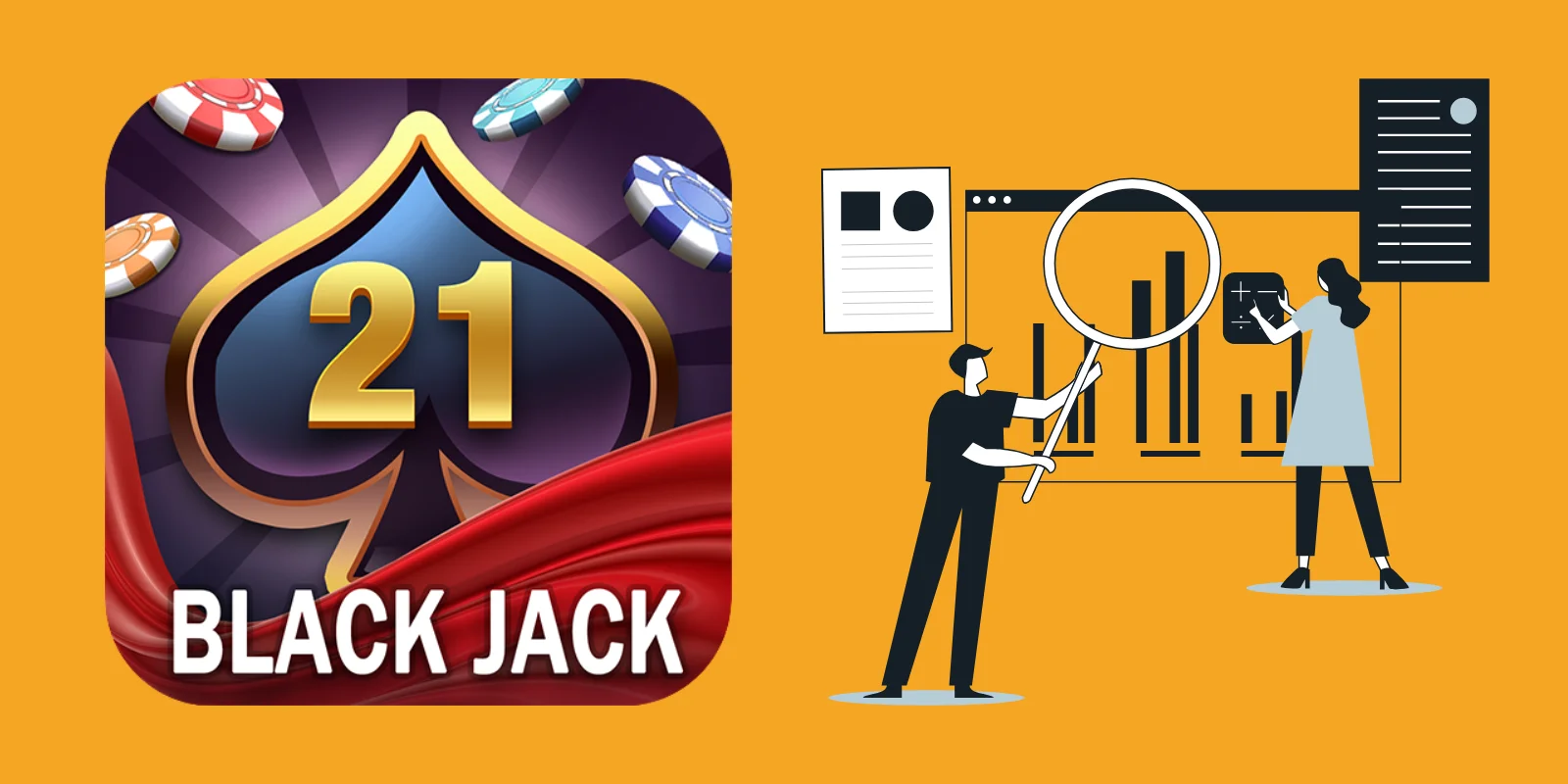 Visual examples of blackjack case studies showing doubling down on 11 vs dealer 6 and surrendering 16 vs dealer Ace