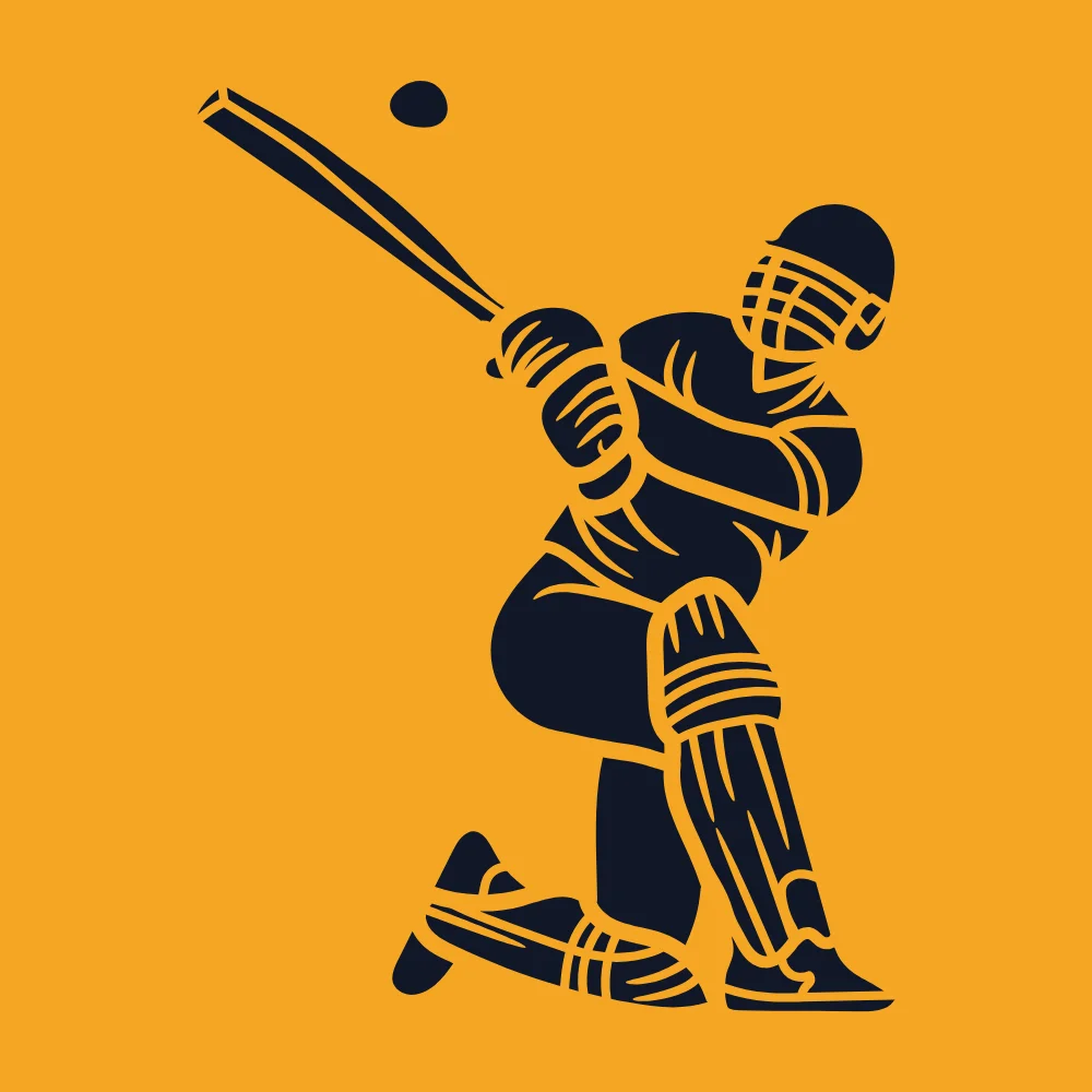 Cricket batting action representing IPL, T20, ODI, and Test match betting markets on CricBet99